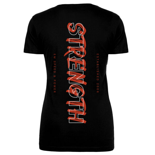 STRENGTH DUALITY - WOMEN'S FITTED T-SHIRT - $38NFPA$ Thumbnail
