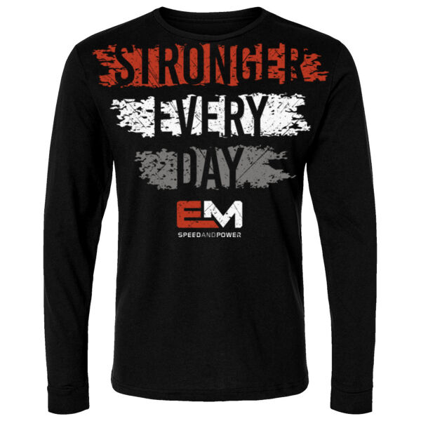 STRONGER EVERY DAY - LONG SLEEVE T-SHIRT - $PK2A1J$ Thumbnail